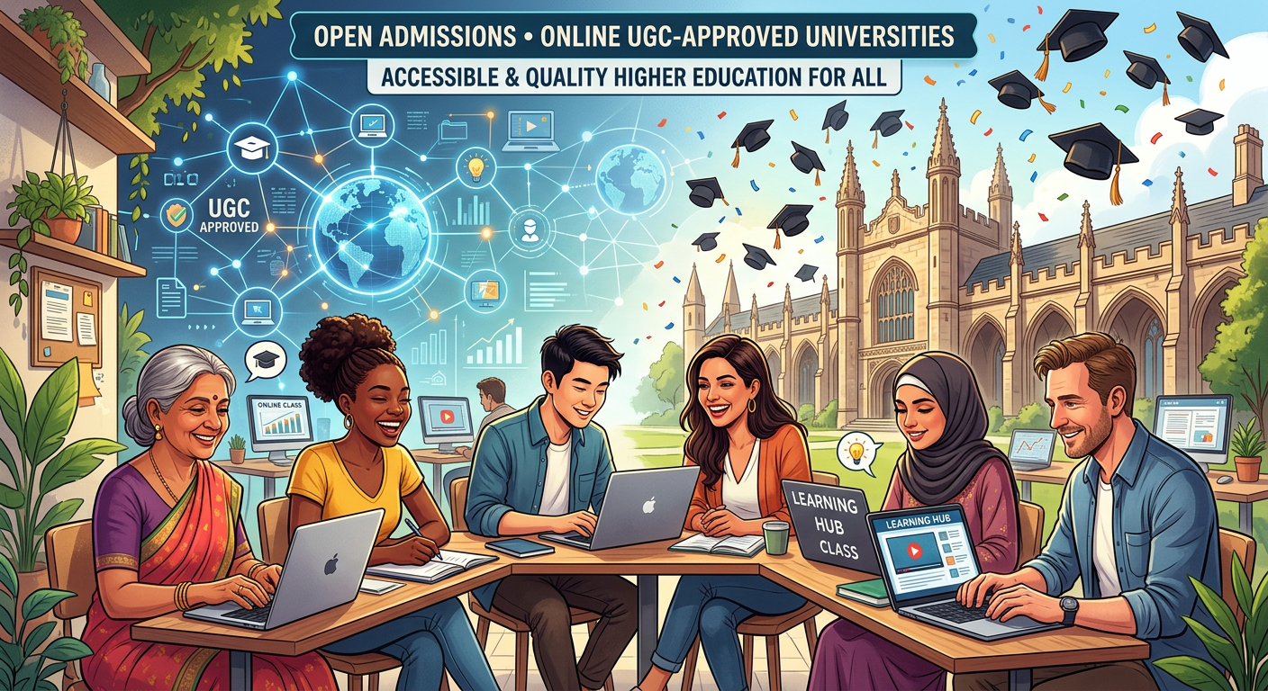 Admission Open to All in UGC Approved Top Universities